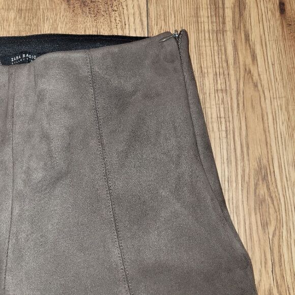 Zara basic, brown, ridding pants - Picture 3 of 6